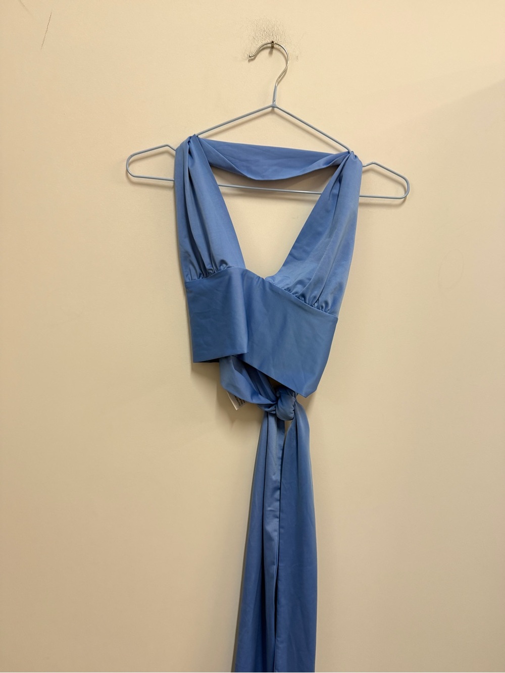 Princess Polly Sky Blue One-Shoulder Maxi Dress